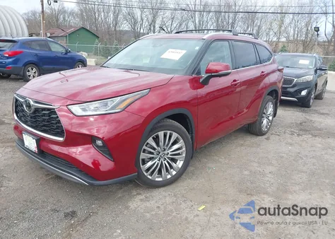 2024 Toyota Highlander Platinum from USA, damaged, VIN 5TDKDRBH3RS544295